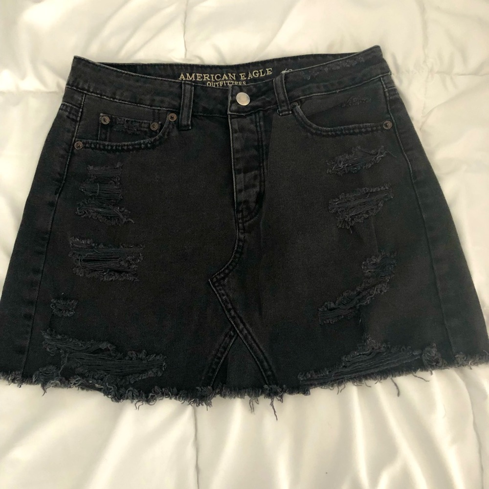 American Eagle Black Mini Skirt
